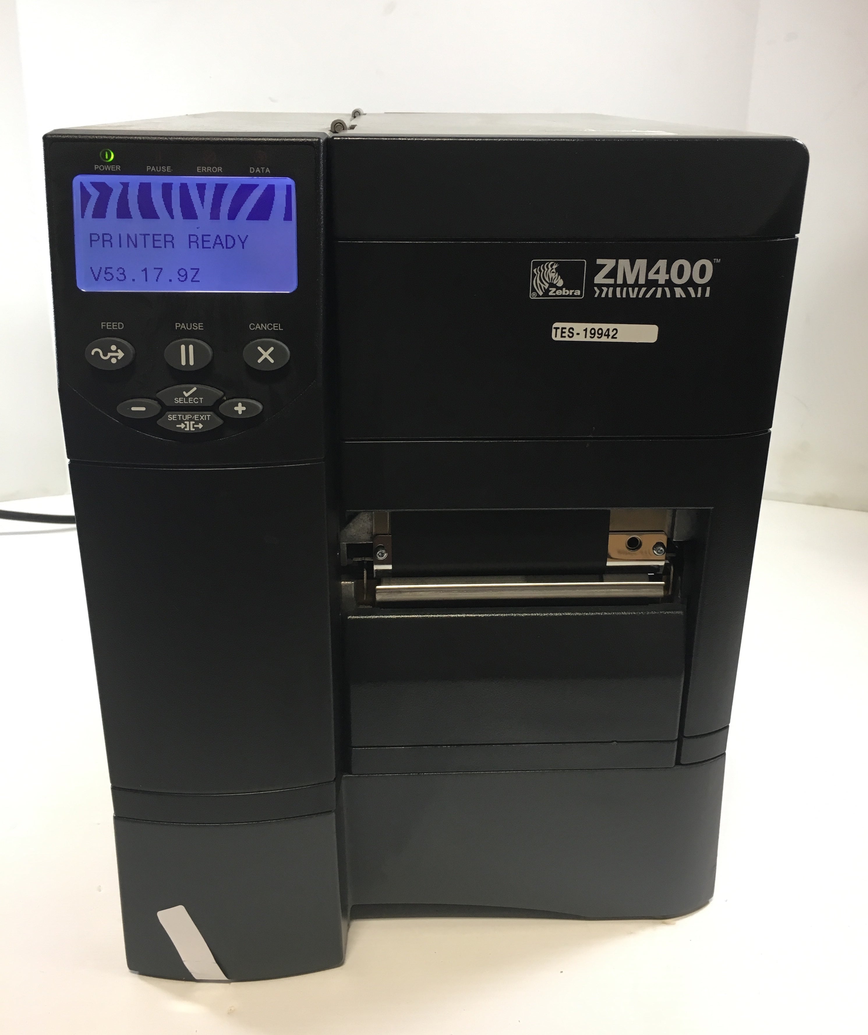 Zebra Zm400 Thermal Label Barcode Printer Metal Logics Inc 1779