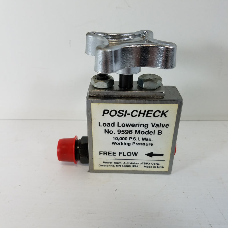 Posi-Check 9596 Model B Load Lowering Valve