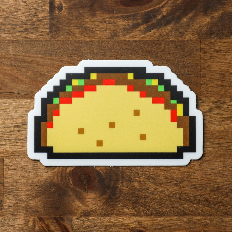Lograr lb horizonte 8 Bit Taco Sticker – Taco Gear