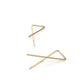 vertex 14k gold filled earrings