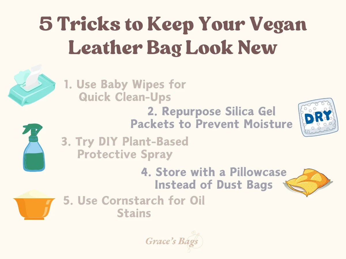 grace's bags keep vegan leather bag looking new 5 tricks
