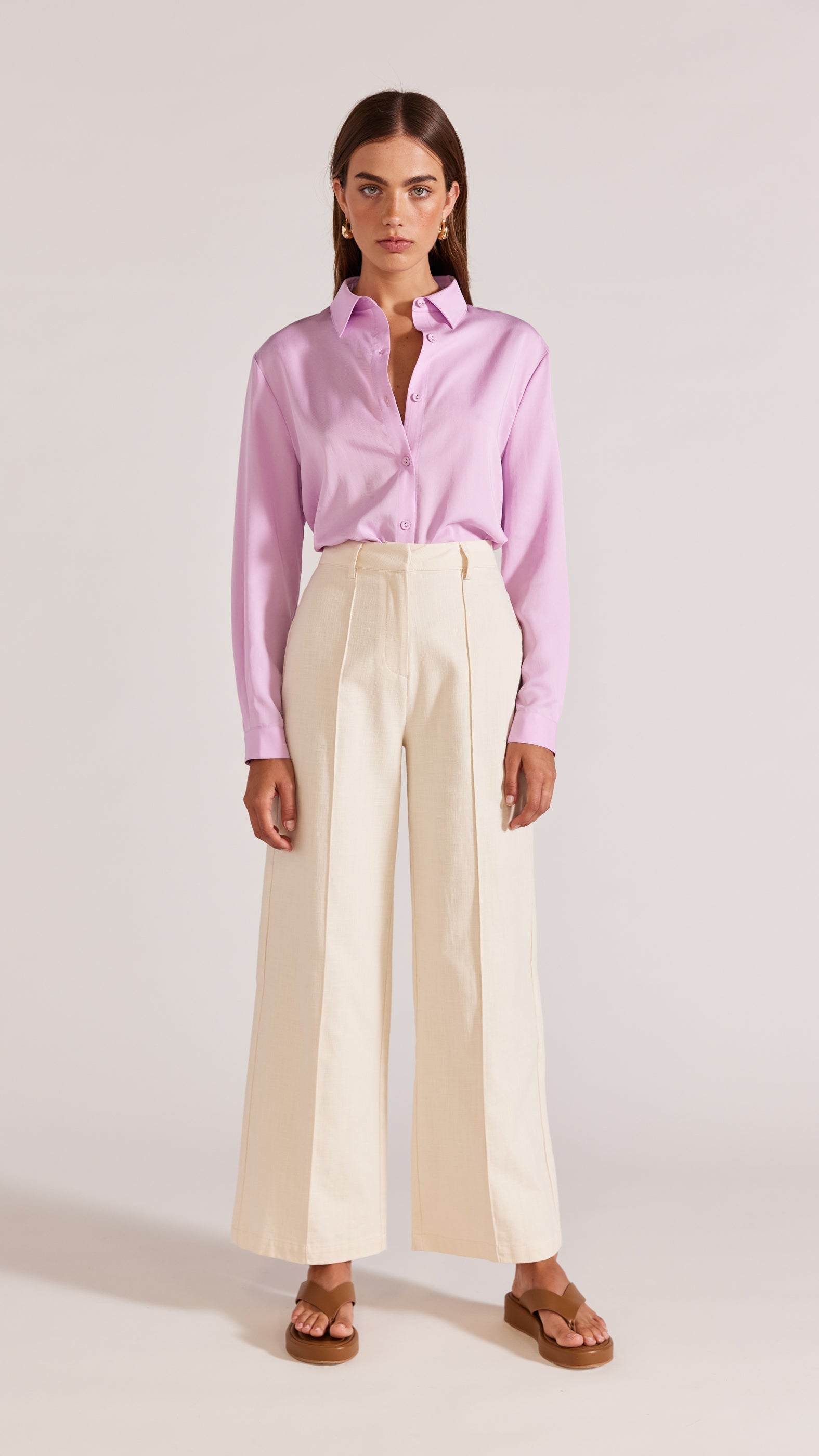 MAIA SHIRT LILAC - Staple the Label Official Online | T-Shirts