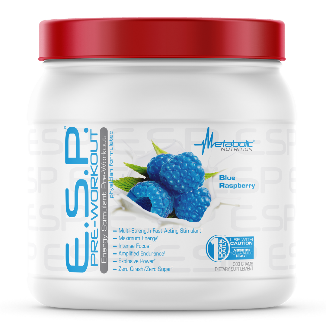 Metabolic Nutrition E.S.P. Pre-Workout 300g Blue Raspberry