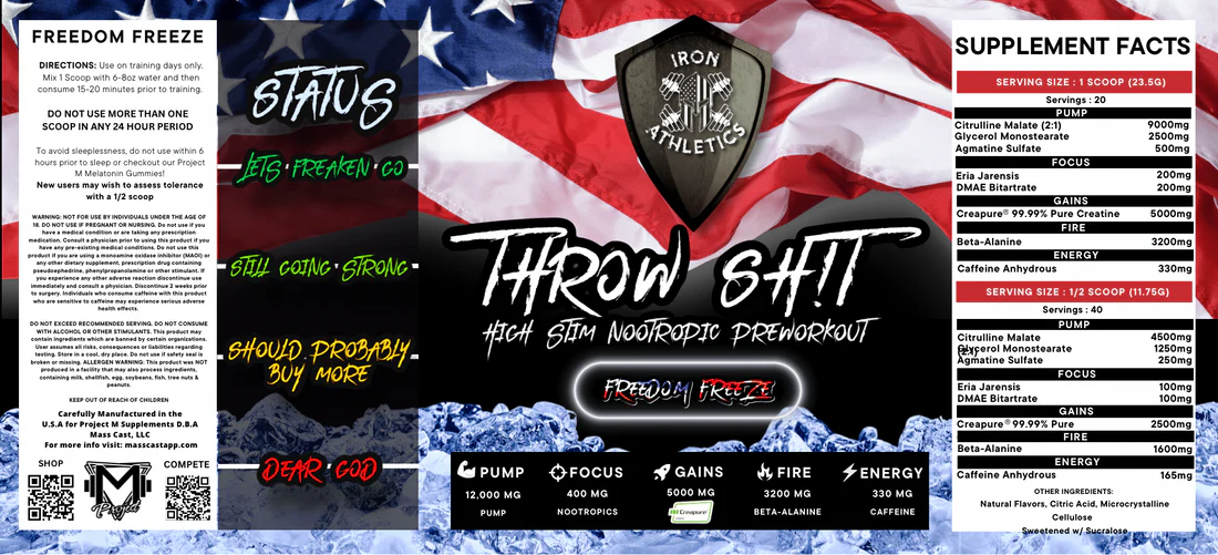 Throw Sh*t x Mindbender High Stim Nootropic Preworkout w/ Creapure