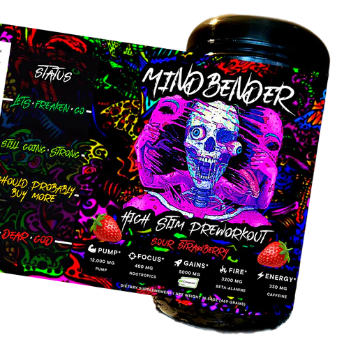 MINDBENDER 6.0 Nootropic High Stim Pre-Workout w/ Creapure - Freedom Freeze