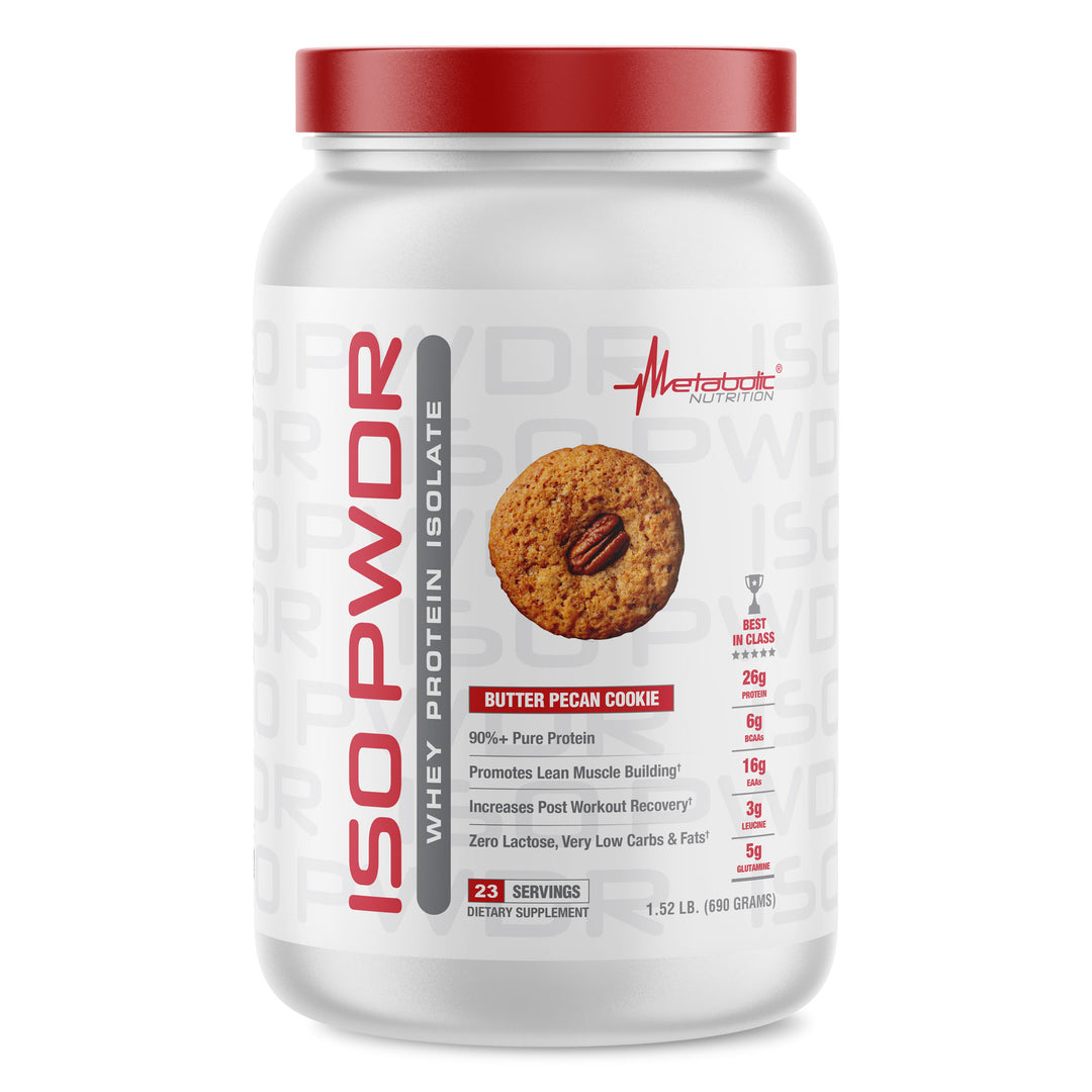 Metabolic Nutrition ISO PWDR Whey Protein 1.5 LB Butter Pecan Cookie