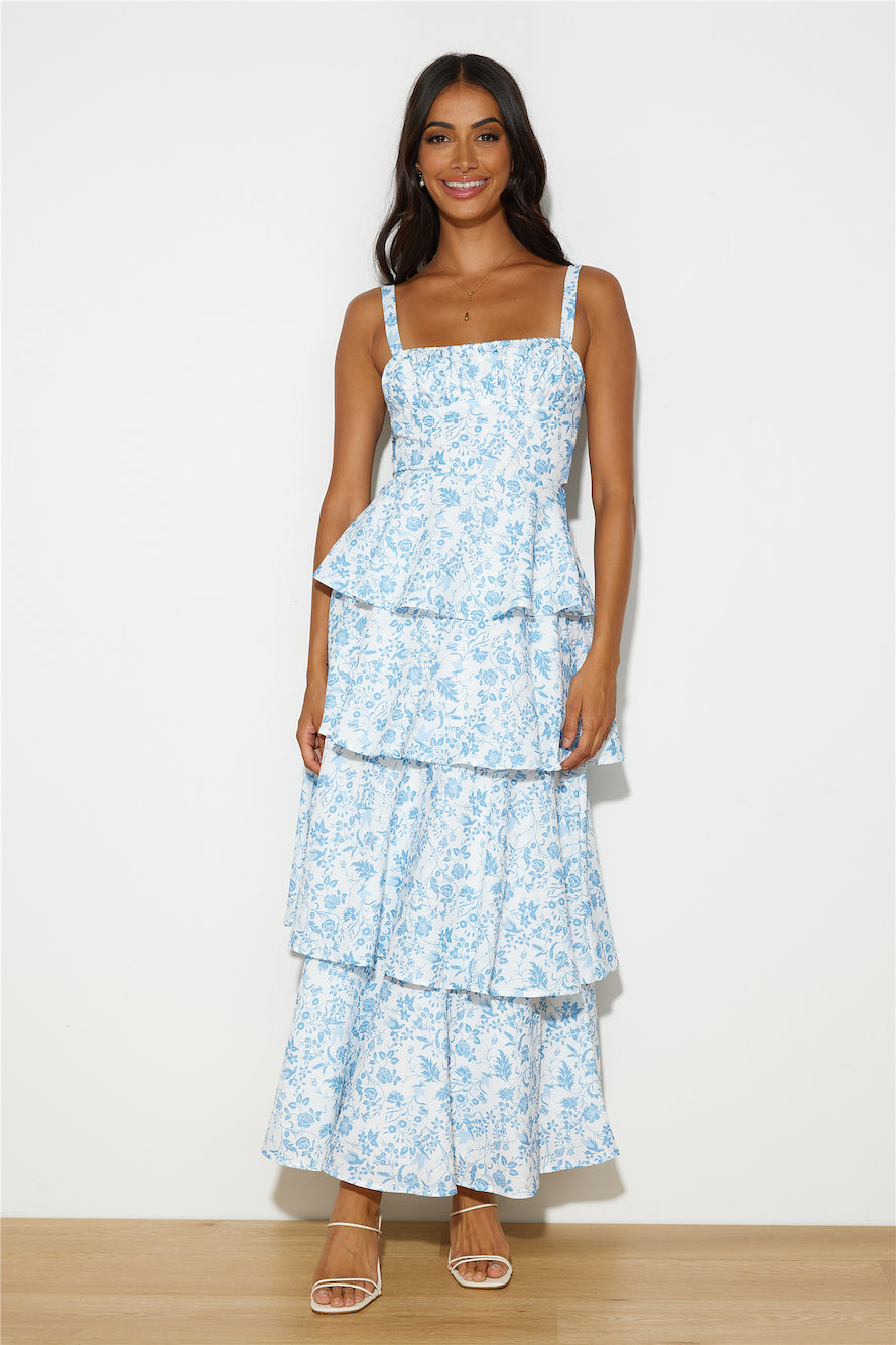 Full Of Fun Maxi Dress Blue - Image 1