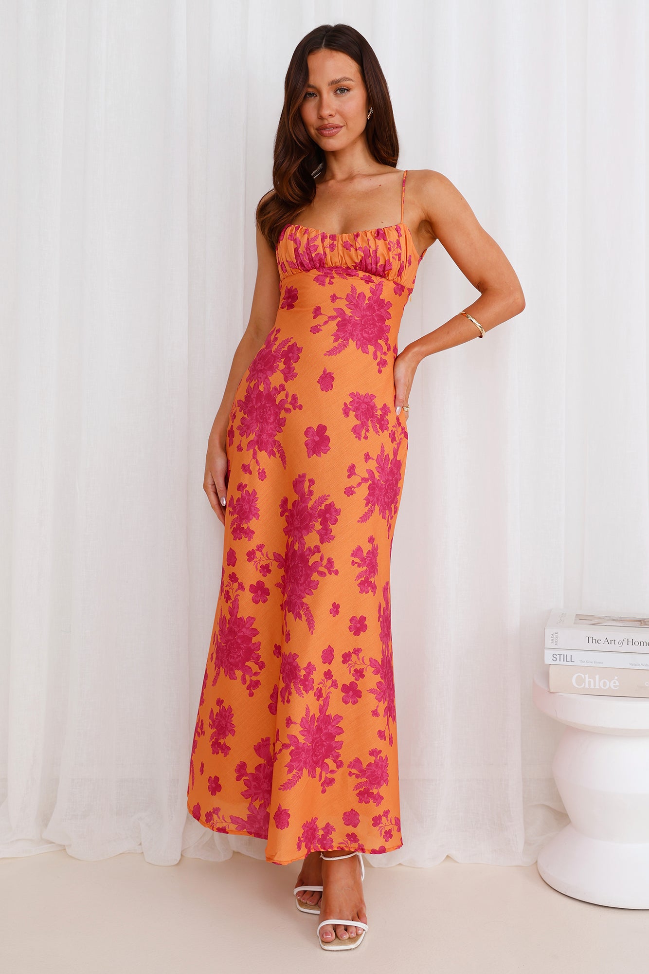 Juicy Fresh Maxi Dress Orange - Image 1