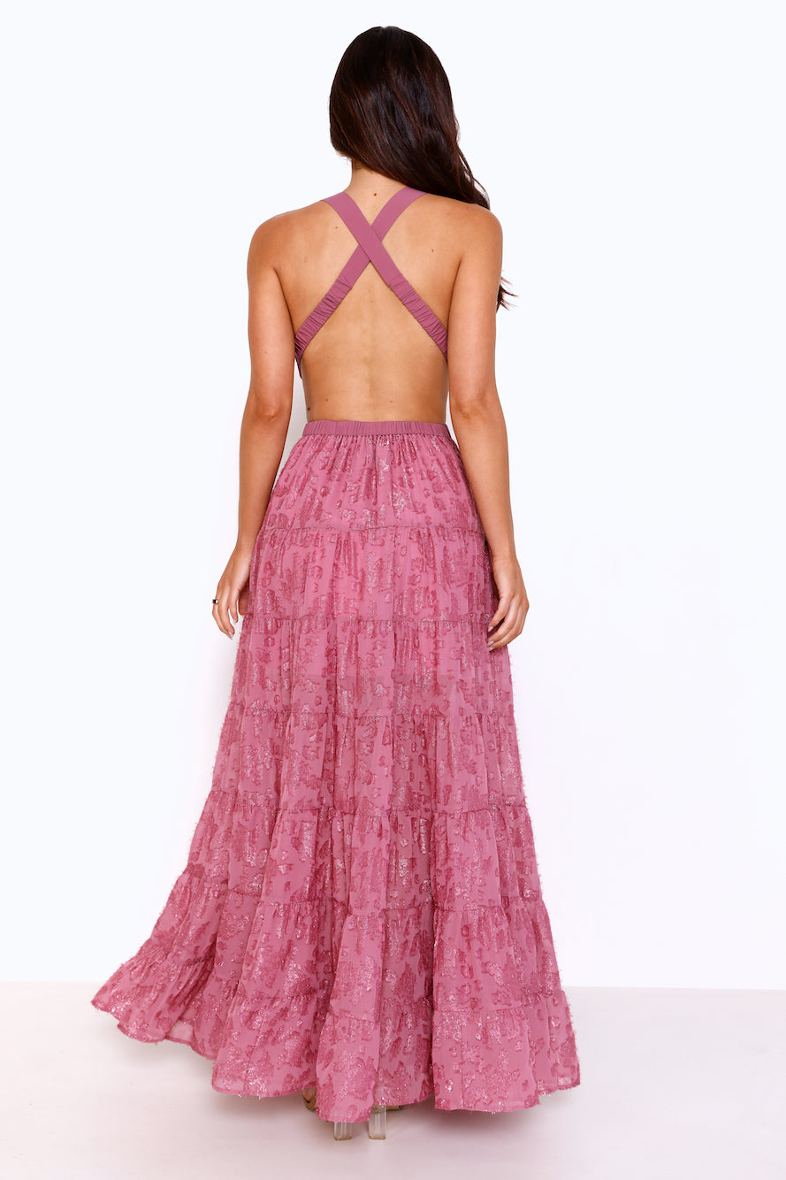 Crystal Cove Maxi Dress Pink - Image 6