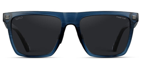 Square sunglasses with rubber nose pads for golf