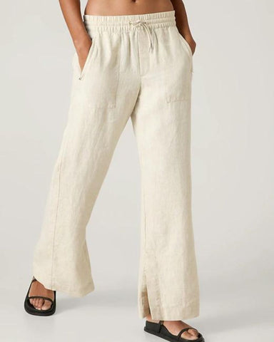 Summer wide leg linen pants