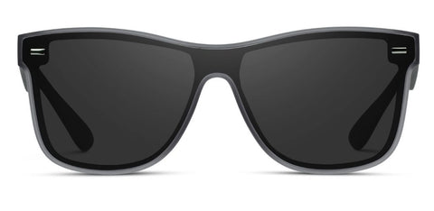 Modern sleek rectangular sunglasses