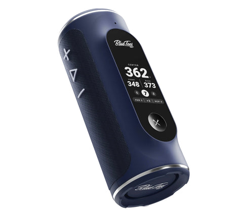 GPS golf speaker with touch screen