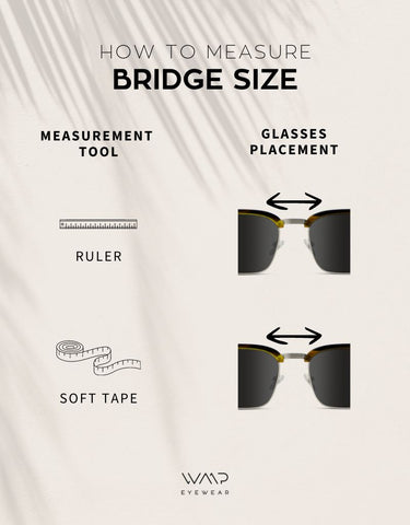 How To Measure the Nose Bridge for Your Glasses