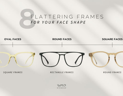 Flattering glasses for your face shape