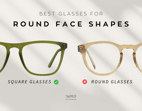 Best glasses frames for round face shapes