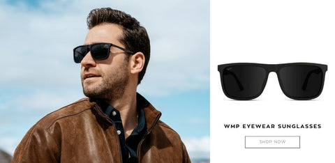 Fall fashion trends: black stainless steel sunglasses for men