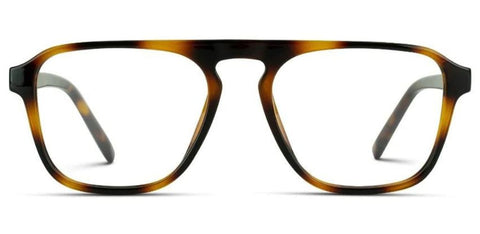 Oversized square RX glasses for round face shapes