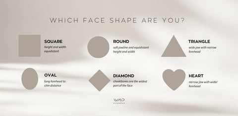 Face shapes guide for sunglasses