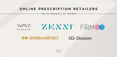 Affordable online prescription glasses retailers