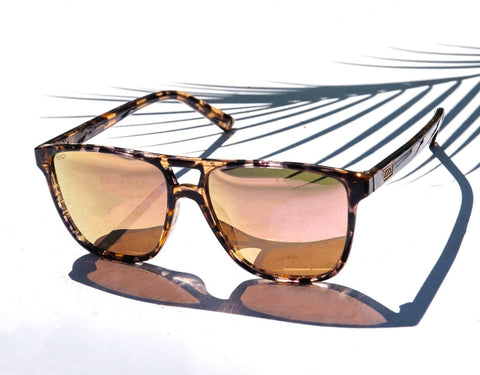 Oversized double bridge aviator sunglasses 