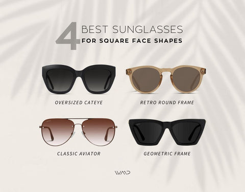 Sunglasses shapes for square faces