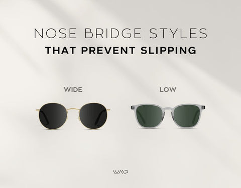 Sunglasses styles that prevent slipping