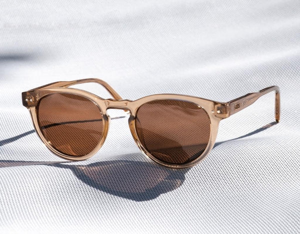 Retro round frame sunglasses