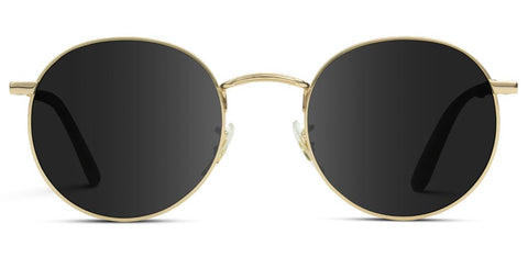 Round metal frame sunglasses for small faces