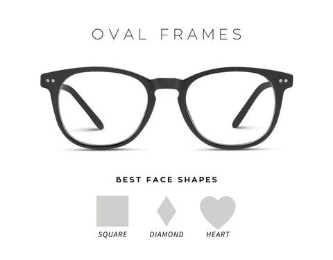 What is the best face shape for oval glasses