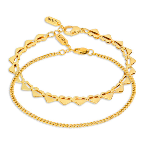 Simple gold jewelry that does not tarnish