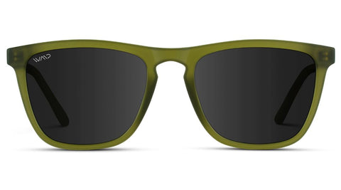 Green Square acetate sunglasses that are affordable