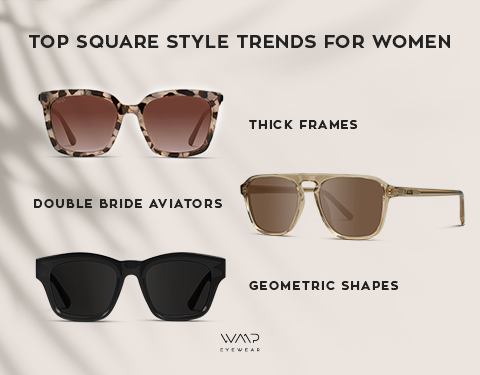 Sunglasses styles for round face shapes