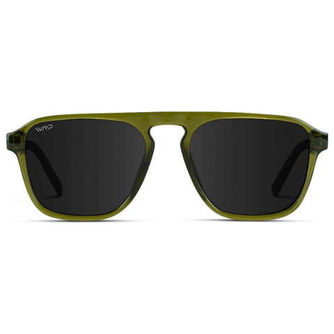 green aviator sunglasses