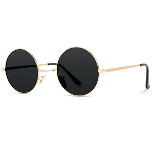 circle metal frame glasses