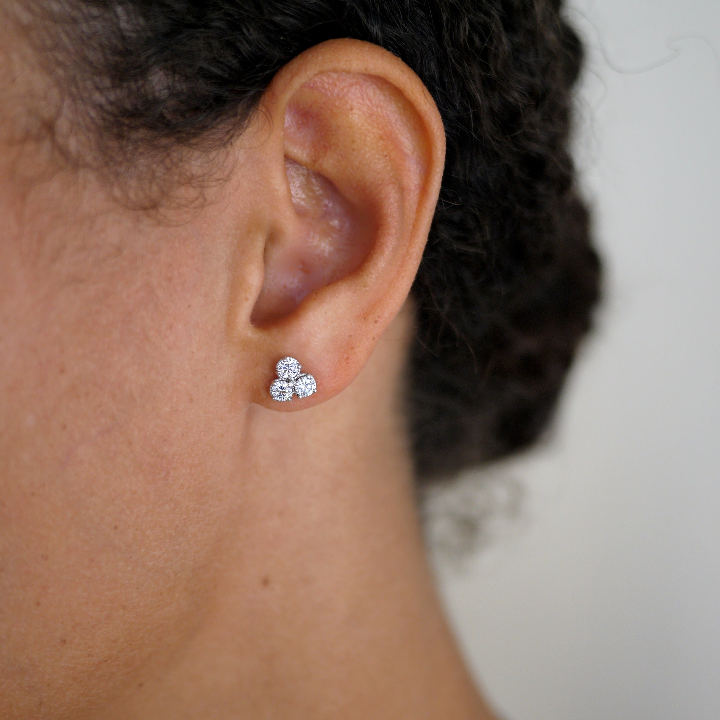 Marigold Diamond Stud Earrings