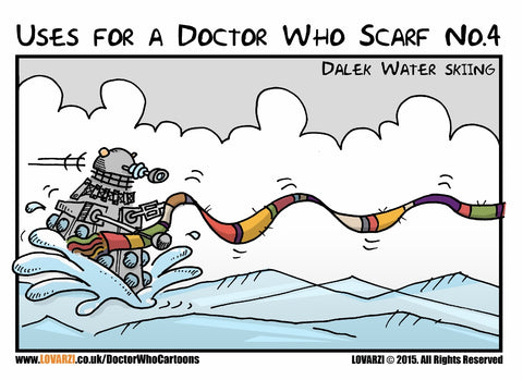 Uses of Tom Baker Scarf (4th Doctor) - Season 12