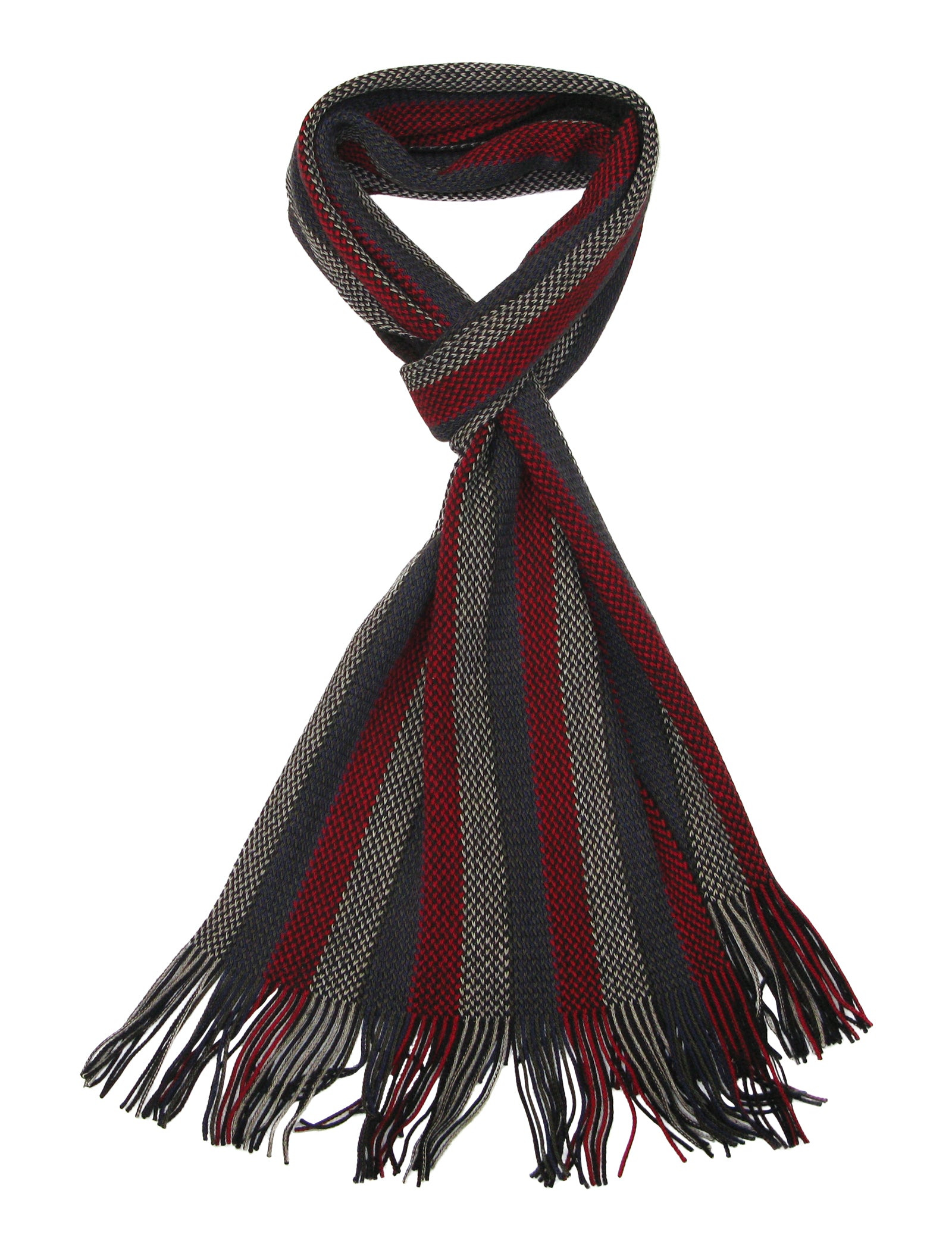 Men's Striped Winter Scarf – LOVARZI