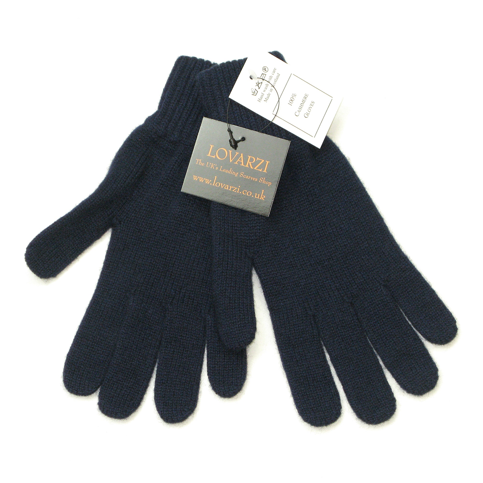 mens navy gloves