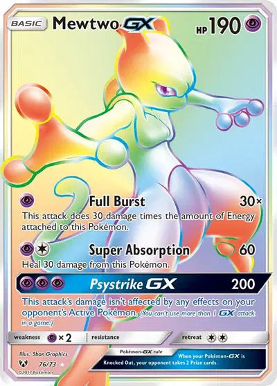 Mewtwo GX (Geheimnis) 76 (Shining Legends)