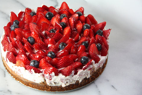 Vanilla Bean Cheesecake, berry cheesecake