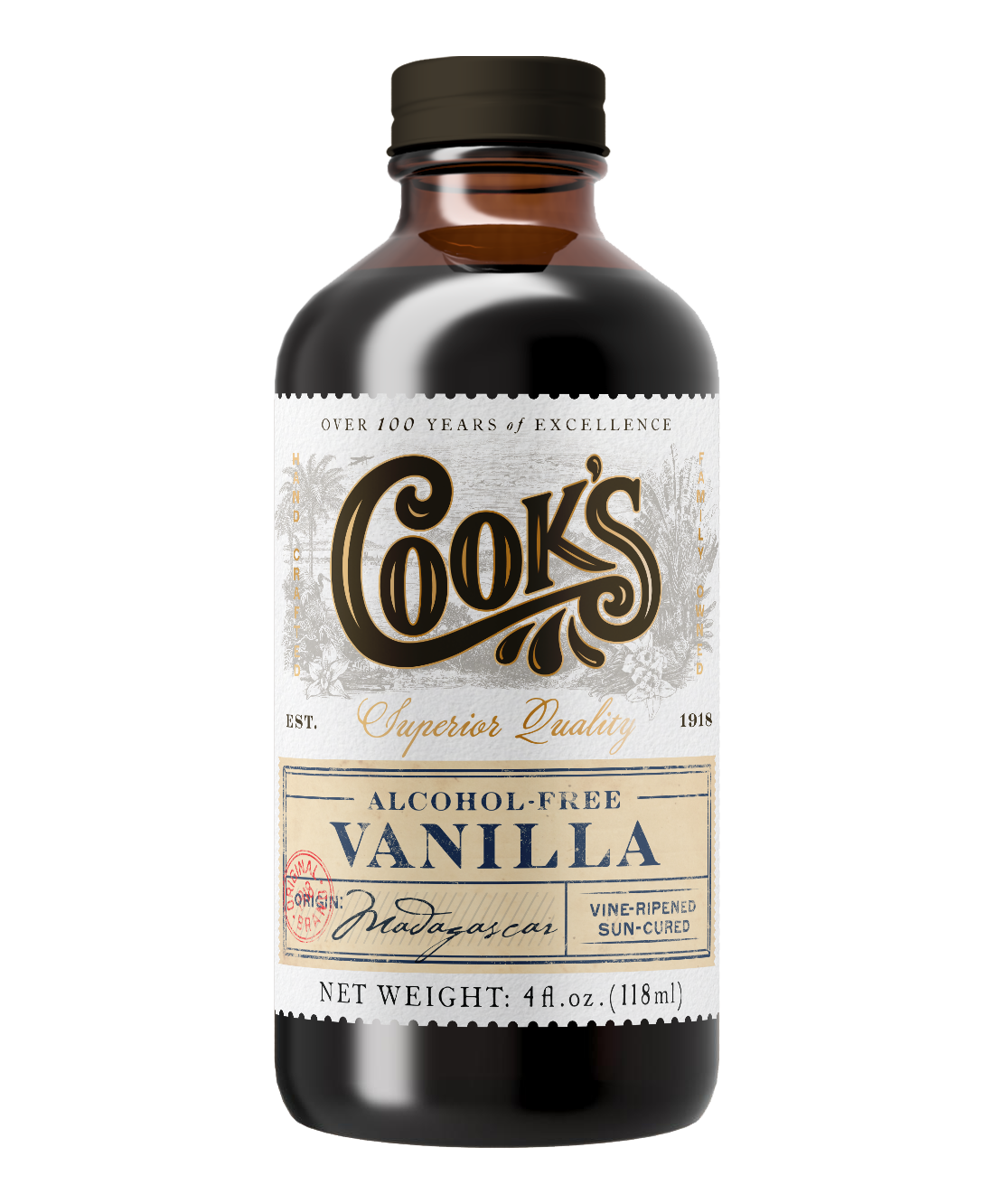 does pure vanilla extract have alcohol