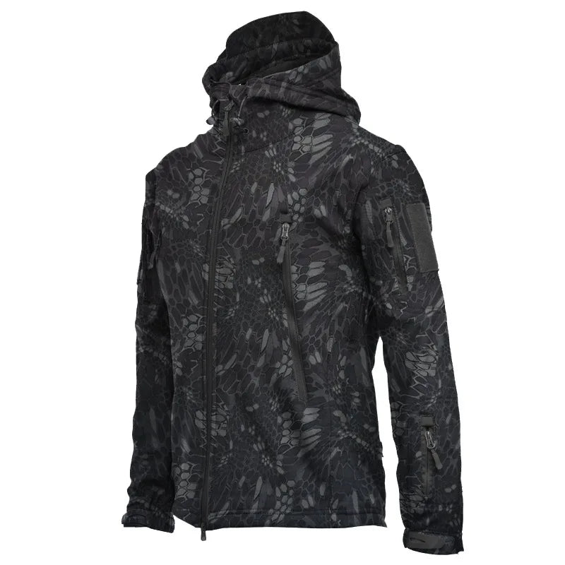 Outdoor Soft Shell Fleece Jacket – Windproof, Waterproof & Warm