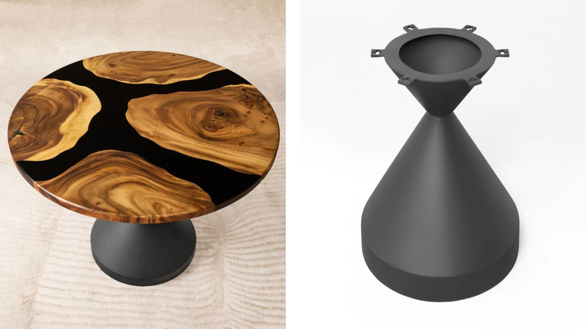 install the legs of the table