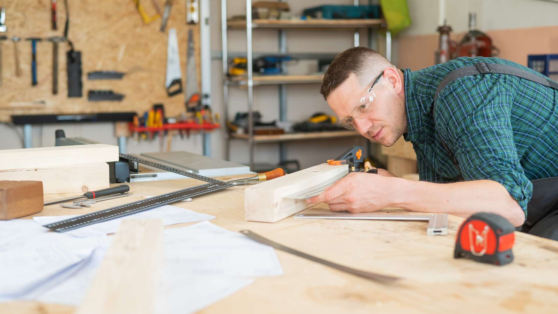Mark Leg Positions on the Underside of the Table Top