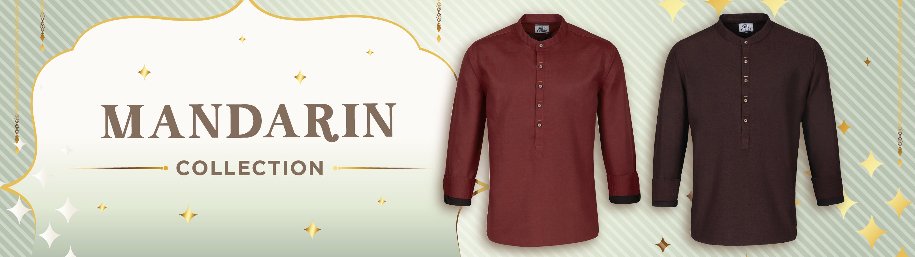 Mandarin Collar Shirts - Buy Mandarin Collar Shirts Online Starting at Just  ₹278 | Meesho