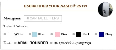 Text - Personalize your shirt with monogrammed initials