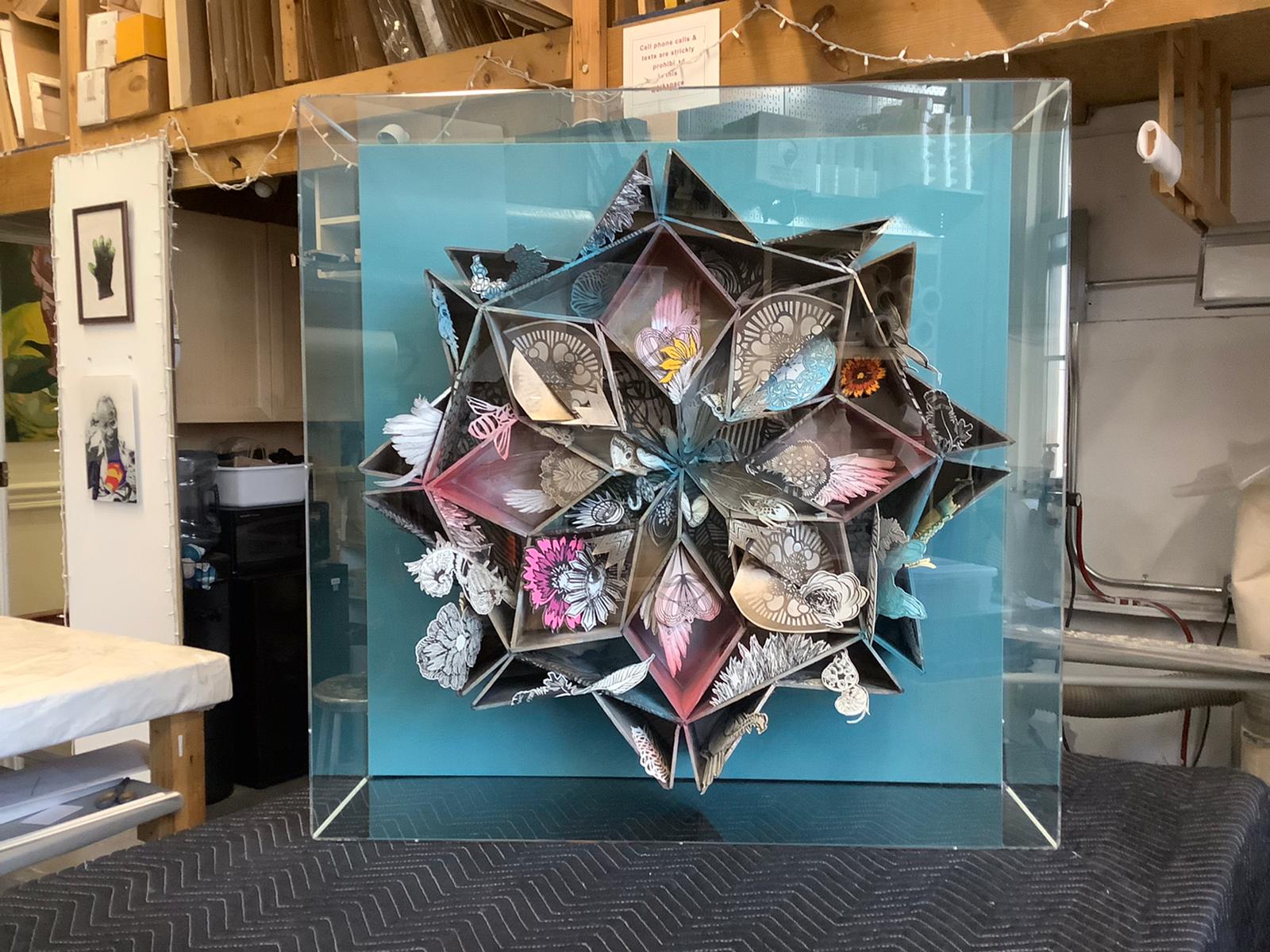 Plexiglass Box for Displaying Swoon Artwork - Frames and Stretchers