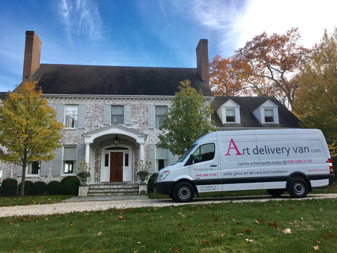 The Best Art Delivery Van in NYC, Connecticut, Miami - Frames and Stretchers 