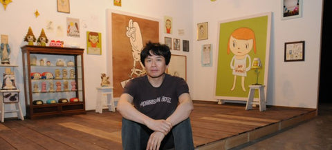 Yoshitomo Nara artist in studio